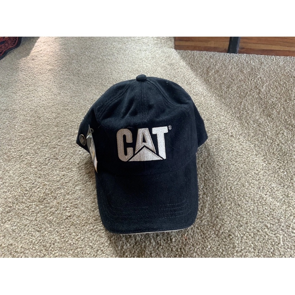 Licensed CAT Baseball Cap Hat Adjustable Black Cotton